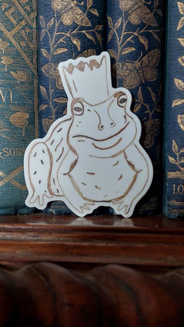 Crown Frog Sticker - Image 7
