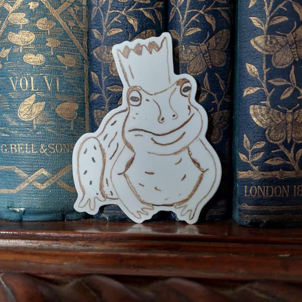 Crown Frog Sticker - Image 8